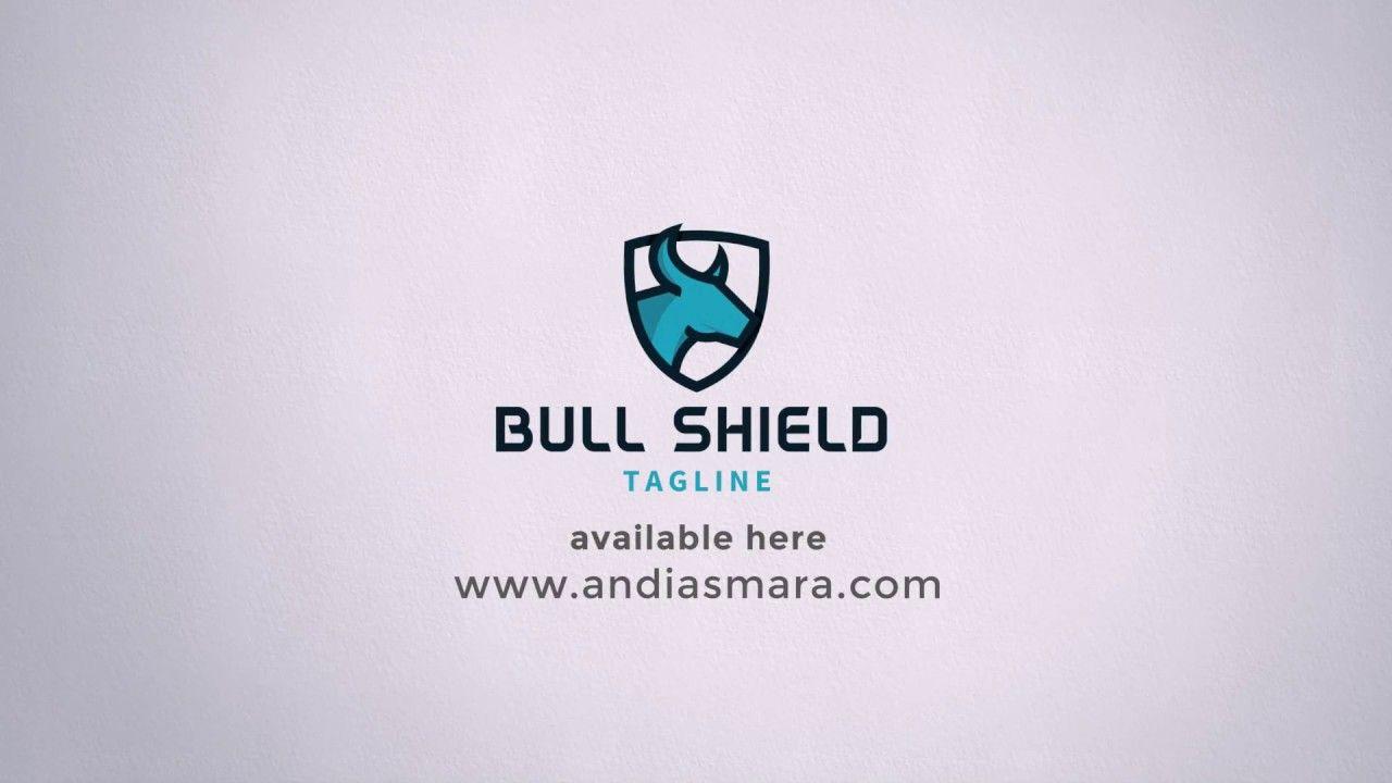 Bull Shield Logo - Bull Shield Logo Template - YouTube