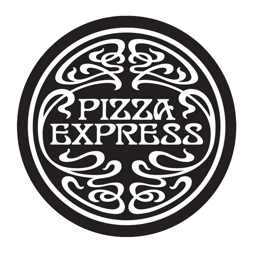 Black and White Rose Logo - PizzaExpress. White Rose Shopping Centre