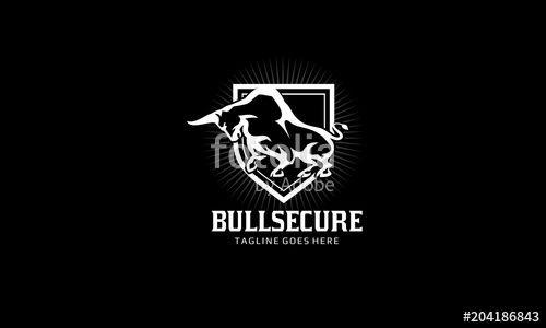 Bull Shield Logo - Bull Shield Vector Logo Stock Image And Royalty Free Vector Files