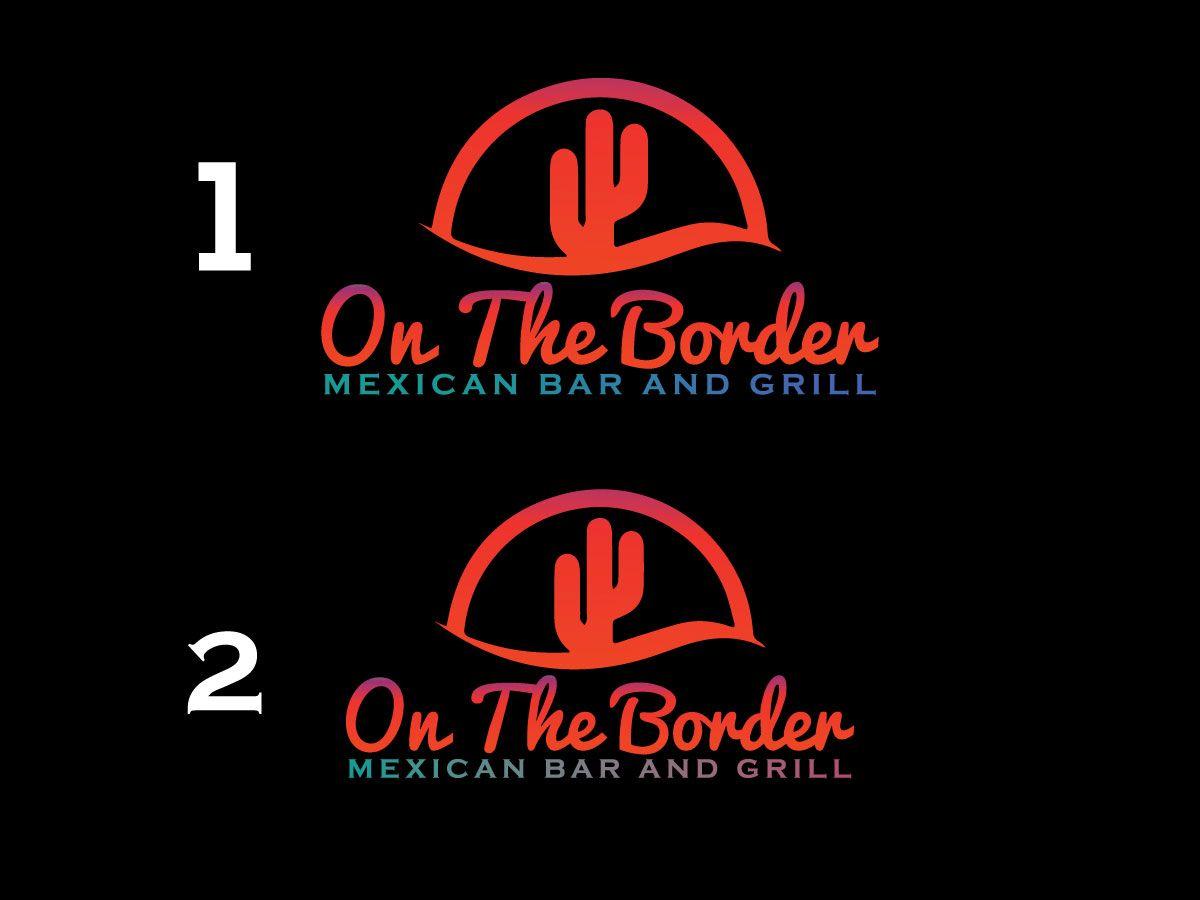 On the Border Logo - Modern, Colorful, Restaurant Logo Design for On The Border Mexican