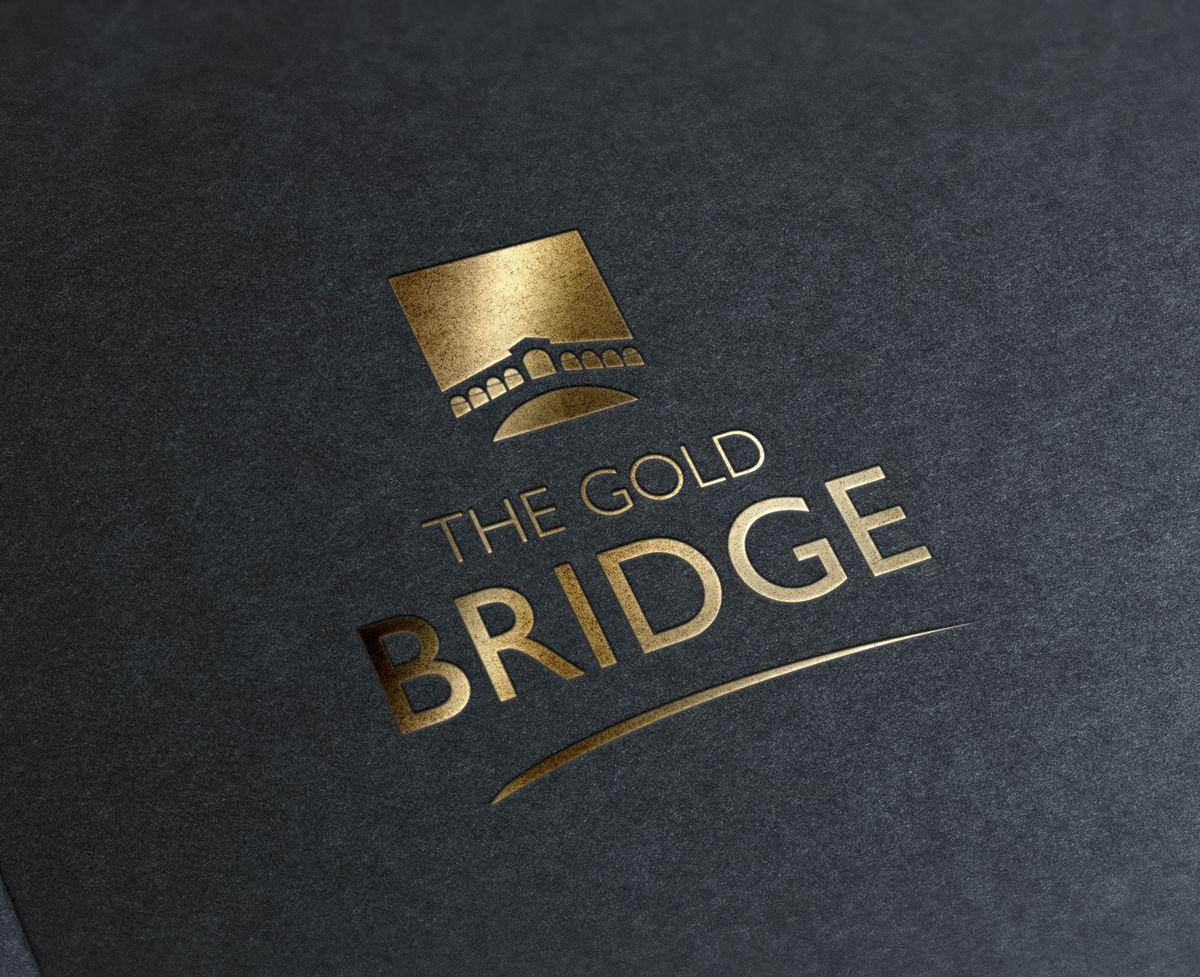 Gray and Gold Logo - ikioda's The Gold Bridge Logo Design