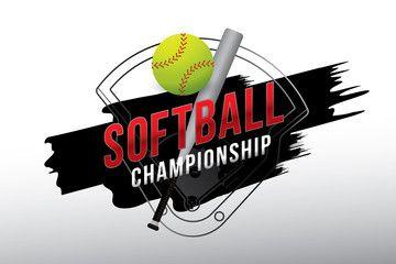 Softball Champs Baseball Logo - Softball Logos photos, royalty-free images, graphics, vectors ...