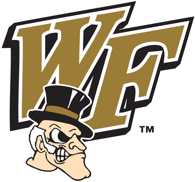 NCAA College Sports Logo - Wake Forest Demon Deacons Secondary Logo Division I U Z