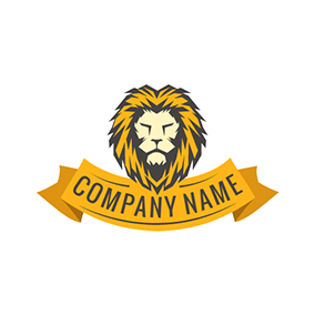 Yellow and Purple Lion Logo - Free Animal Logo Designs & Pet Logo Designs | DesignEvo Logo Maker