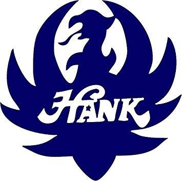 Hank Jr Logo - Amazon.com: All About Familes Hank Williams JR. Logo ~ Blue Die Cut ...