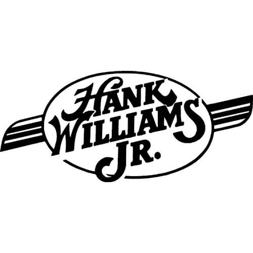 Hank Jr Logo - Hank Williams Jr Decal Sticker - HANK-WILLIAMS-JR-LOGO | Thriftysigns