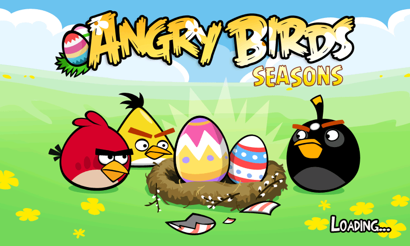 Angry Birds Loading Logo - Angry Birds Seasons