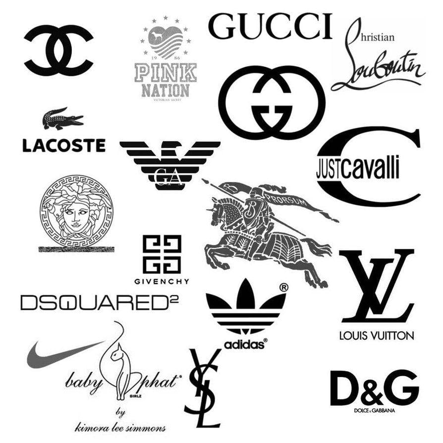 Fashion and shoe designer brands logos - storagemsa