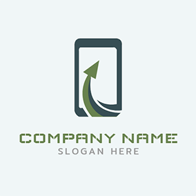 Green Phone Logo - Free Phone Logo Designs. DesignEvo Logo Maker