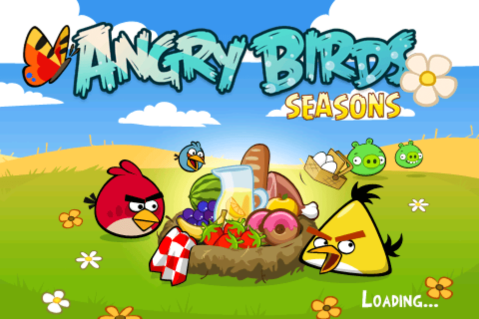 Angry Birds Loading Logo - Fun iPod Apps: NEW Angry Birds Seasons Update!