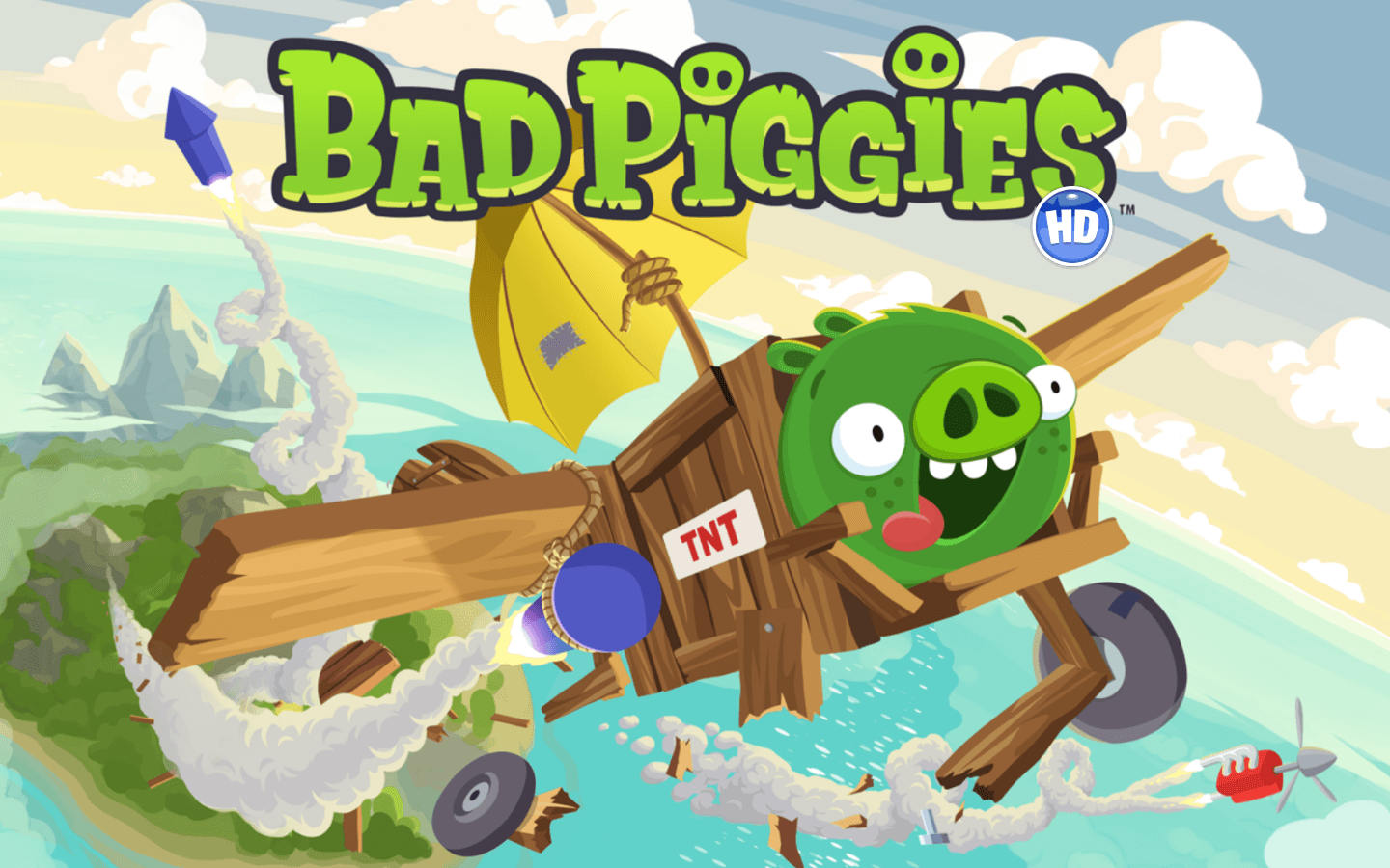 Angry Birds Loading Logo - Bad Piggies