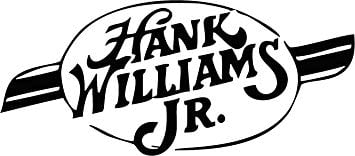 Hank Jr Logo - Amazon.com: Hank Williams JR. Logo ~ Style 2 ~ Black Die Cut ORACAL ...