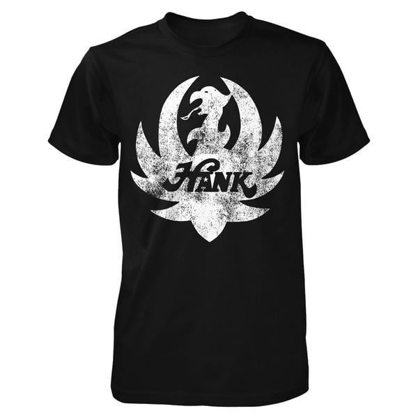 Hank Jr Logo - Distressed White Ruger Logo Tee | Apparel | Hank Williams Jr