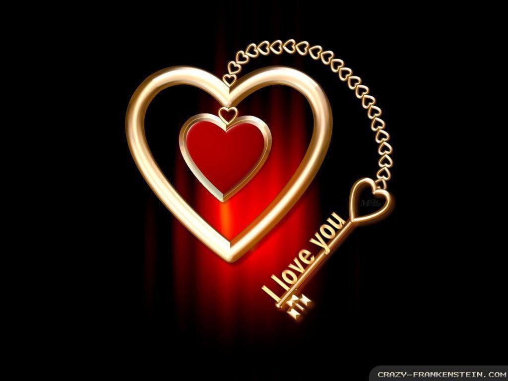 I Love You Heart Logo - I Love You Heart Wallpaper