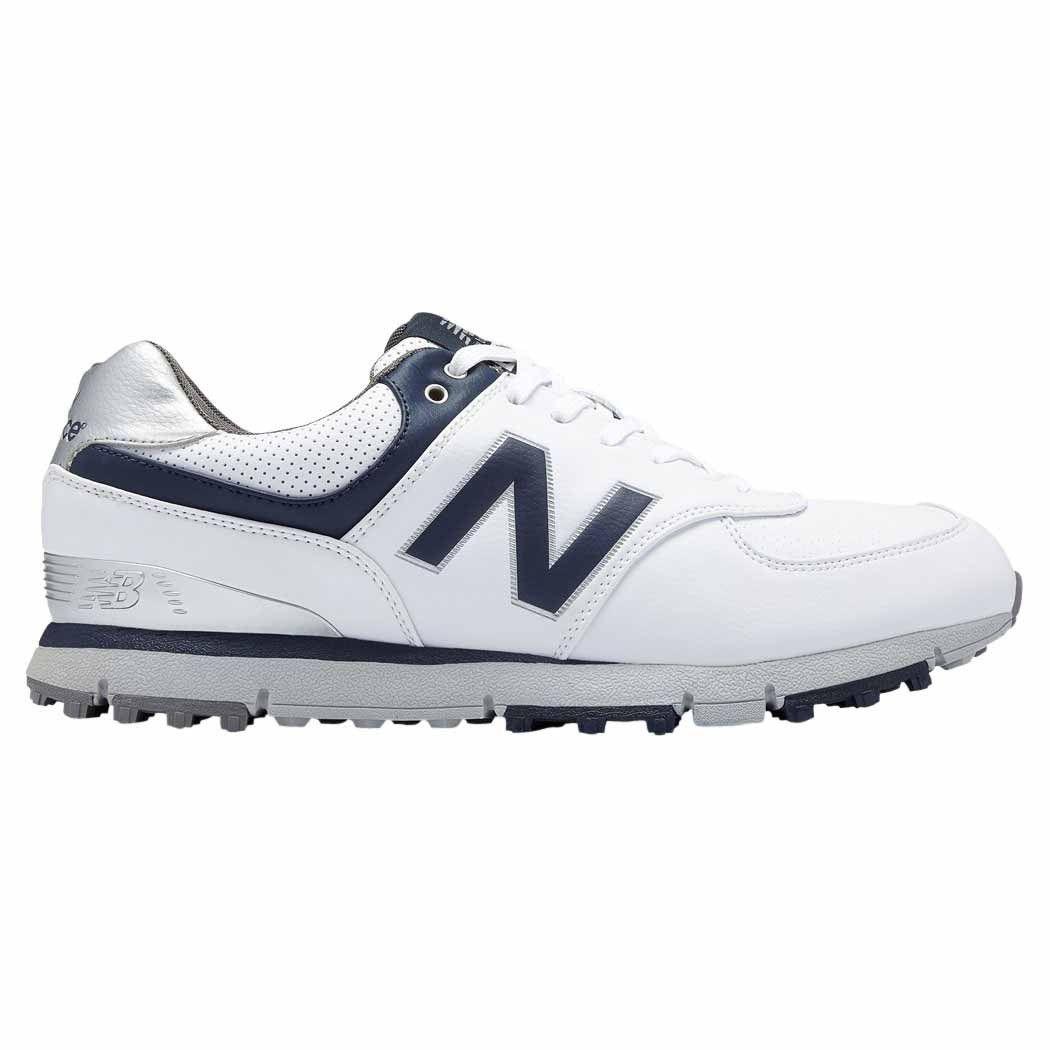 New Balance Golf Logo - New Balance NBG574 SL Golf Shoes White/Navy | Golf Discount