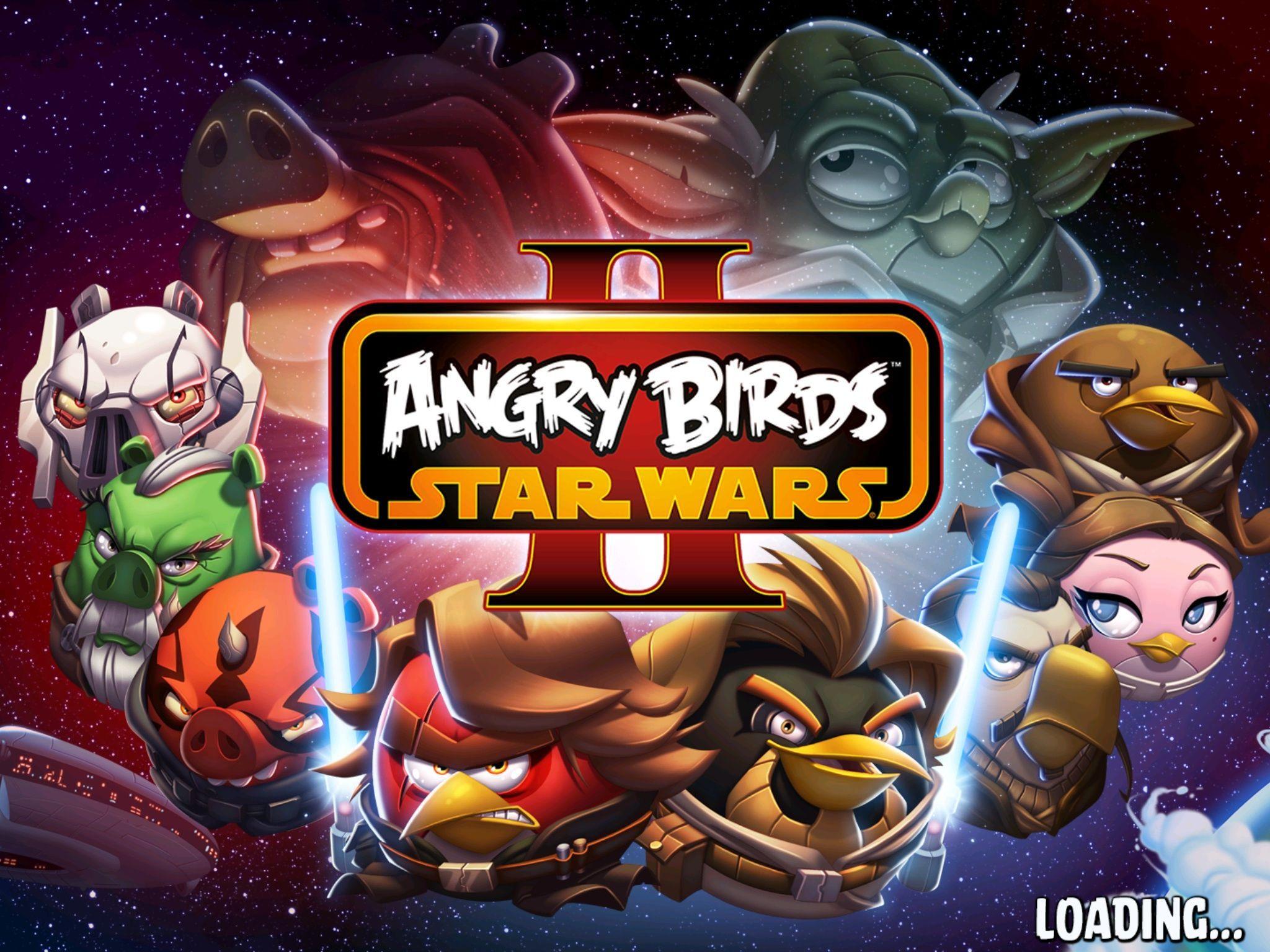 Angry Birds Loading Logo - angry birds star wars II loading screen. Angry birds