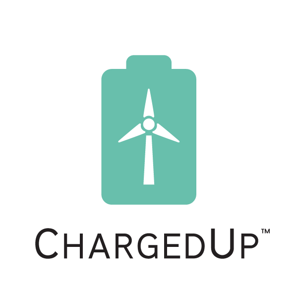 Text Green Logo - ChargedUp - London's Phone Charging Network