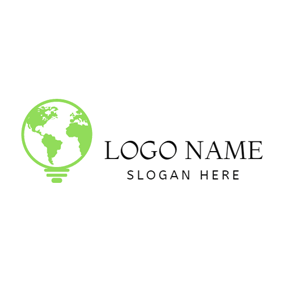 Green World Logo - Free Globe Logo Designs | DesignEvo Logo Maker