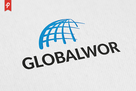World Logo - Global World Logo by ft.studio on Creative Market. Cool ideas