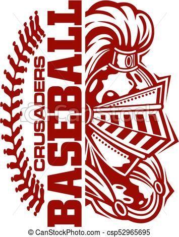 Crusaders Baseball Logo - crusaders baseball Vector illustration, royalty free