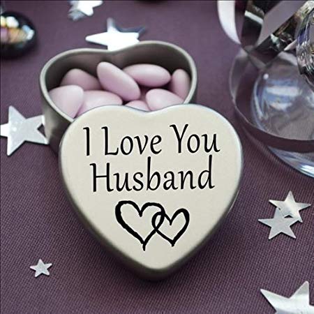 I Love You Heart Logo - Perfect Way To Say I Love You. Beautiful Mini Silver Heart Tin With