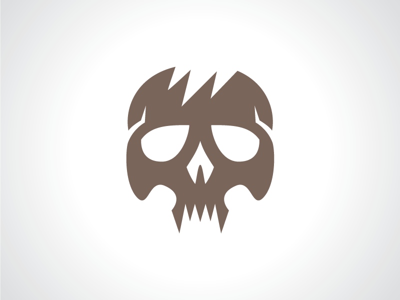 Emo Logo - Emo Skull Logo Template