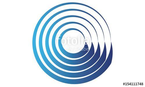 Navy Blue Spiral Logo - Navy blue icon