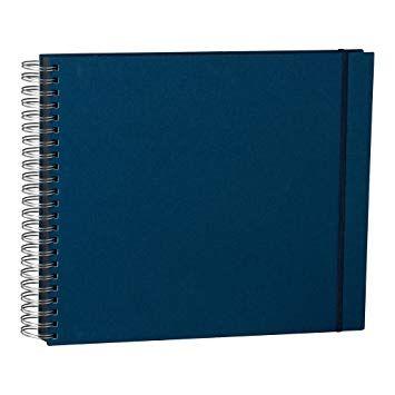 Navy Blue Spiral Logo - Spiral Album Mucho linen, Navy Blue + + + 45 sheets: Amazon.co.uk