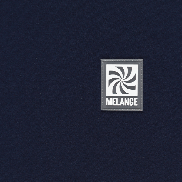 Navy Blue Spiral Logo - White Track Pants – MELANGE