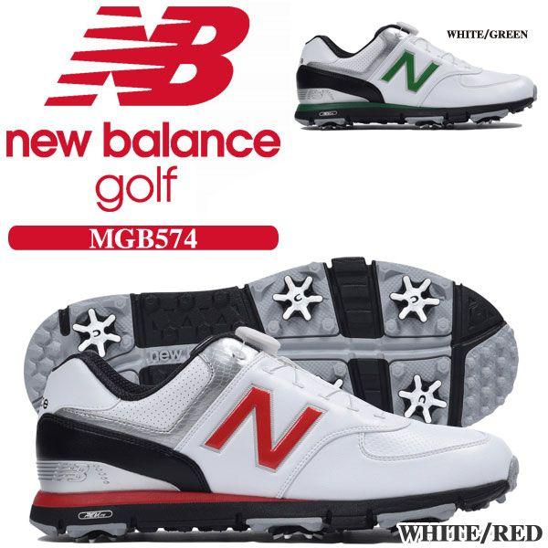 New Balance Golf Logo - GOLFRANGER: New Balance men golf shoes MGB574 software spikes