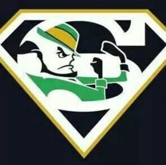Notre Dame Superman Logo - Pin by Go Cleveland, Go Wings, Go Crew Go Purple Raiders, Go YSU, Go ...