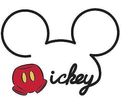 Mickey Mouse Logo - DISNEY MICKEY MOUSE NAME LOGO 32