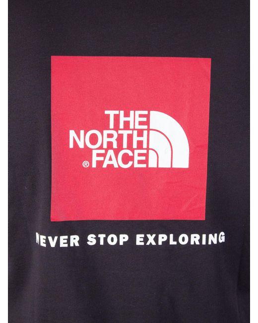 Red Box N Logo - The North Face Black Red Box Logo T-shirt in Black for Men - Lyst