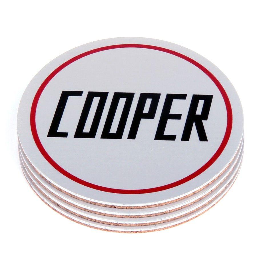 Cooper Logo - Set of 4 Cooper Logo Coasters