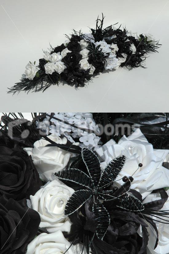 Black and White Rose Logo - Shop Modern Contemporary Black & White Rose Wedding Table