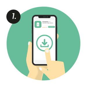 Green Phone App Logo - ChargedUp - London's Phone Charging Network