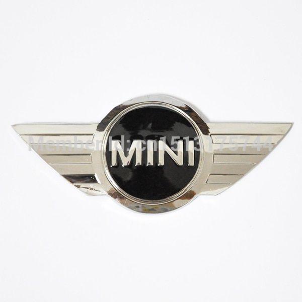 Cooper Logo - Mini Cooper Badge Logo Mini emblem Front bonnet Hood black metal