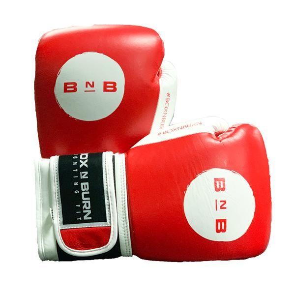 Red Box N Logo - Red Training Gloves with BNB Logo