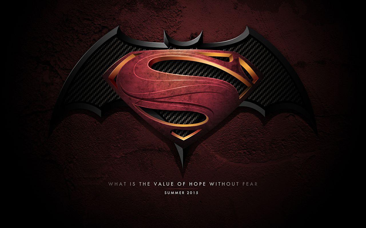 Batman vs Superman Movie Logo - Wallpaper Logo Emblem Batman vs Superman: At the dawn justice Movies