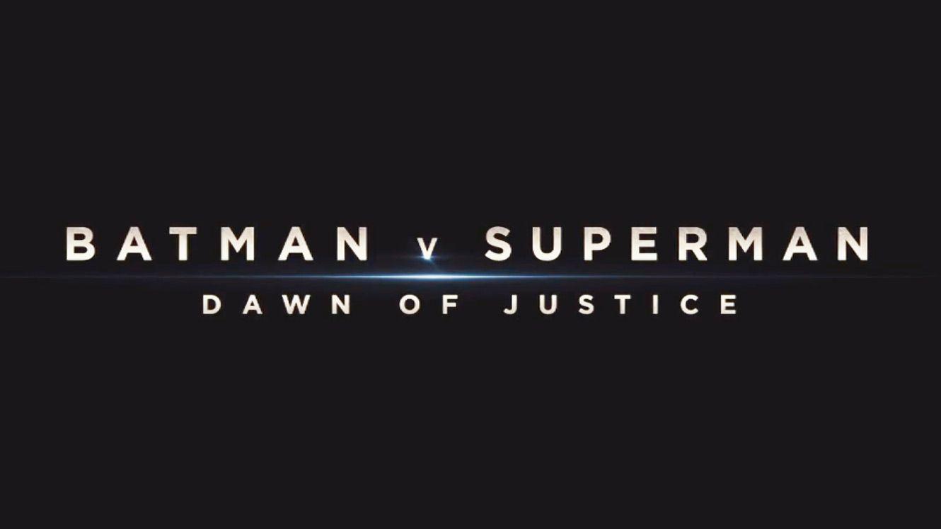 Batman vs Superman Movie Logo - Batman v Superman: Dawn of Justice (2016)