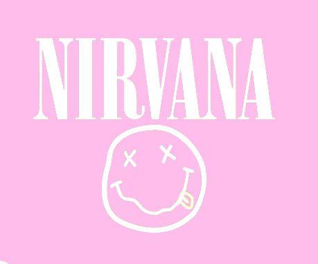 Pink Nirvana Logo - 15) rosy bubblegum | Tumblr on We Heart It