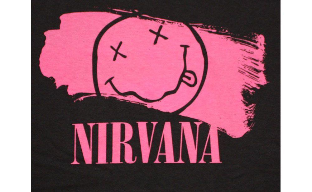 Pink Nirvana Logo - Nirvana Wallpapers Smiley - Wallpaper Cave