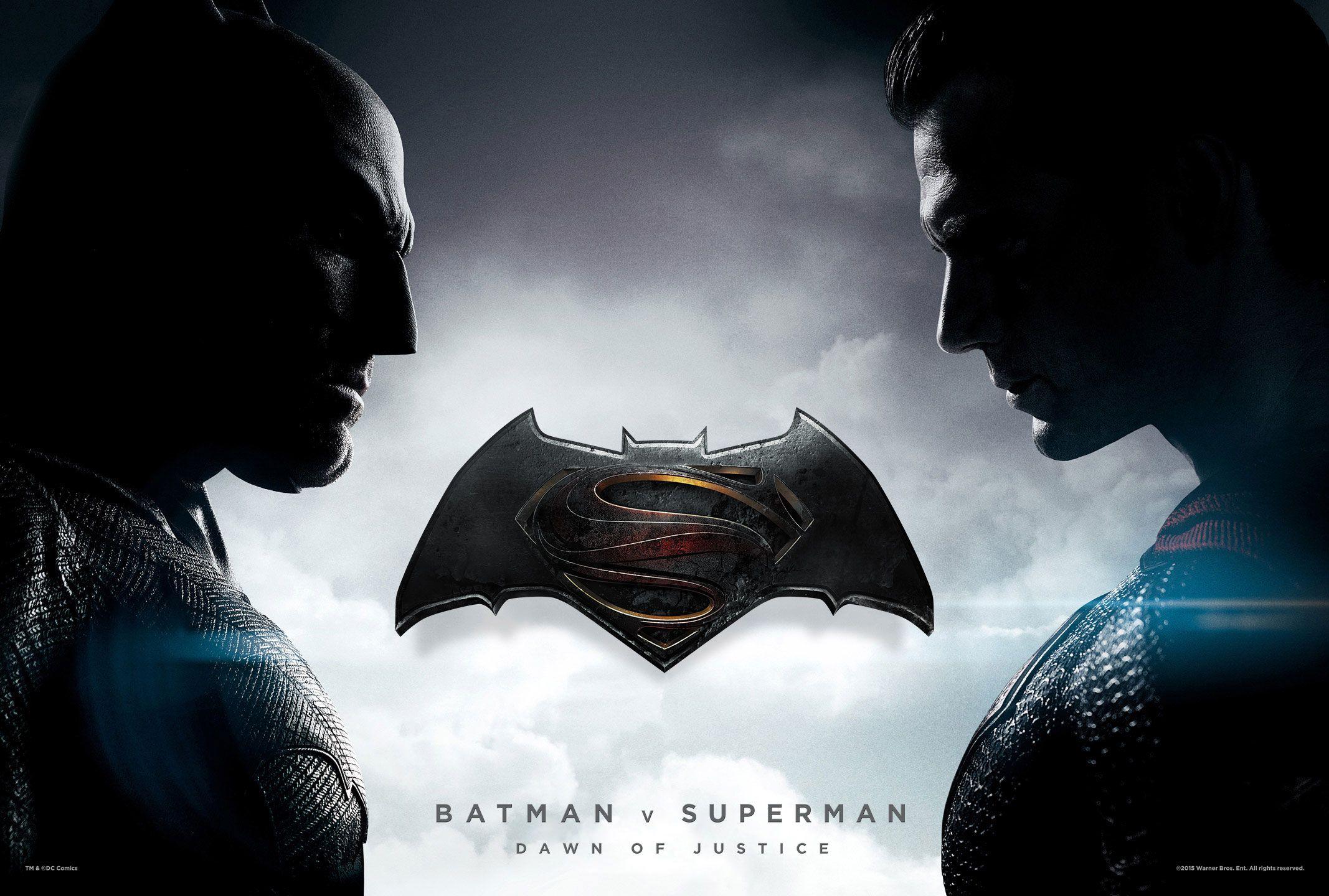 Batman V Superman Movie Logo - Batman vs Superman: Dawn of Justice 2016 iPhone & Desktop Wallpapers HD