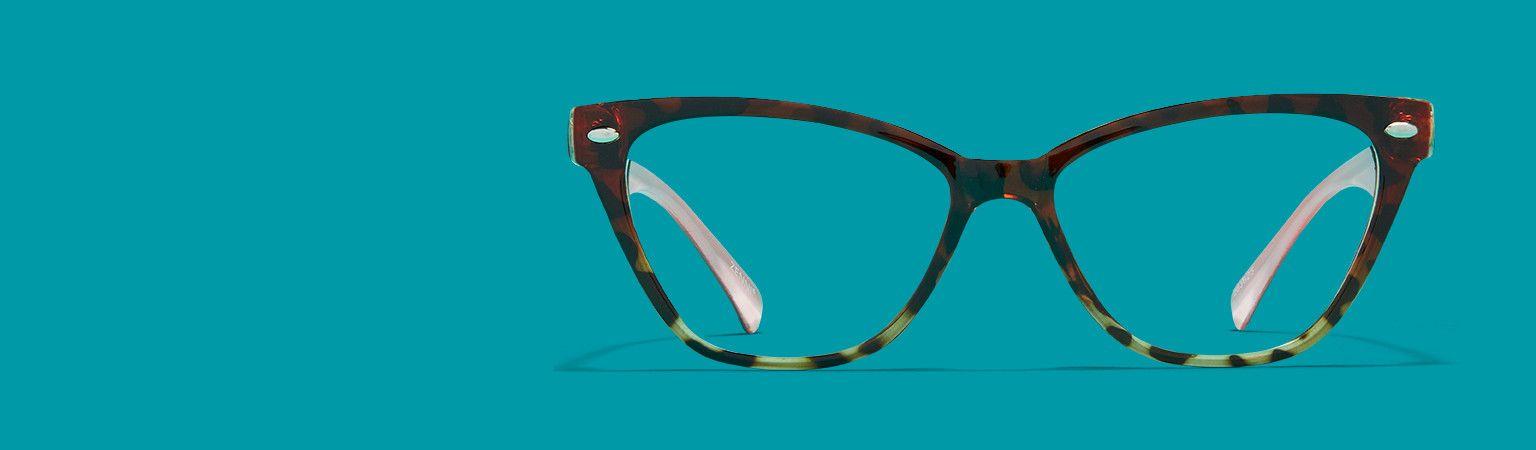 Eye Shape and a Green Square Logo - Cat-Eye Glasses | Zenni Optical