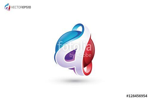Abstract D Logo - Abstract Letter D Logo - 3D Sphere Logo