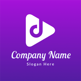 Purple Cat Head Company Logo - 180+ Free Music Logo Designs | DesignEvo Logo Maker