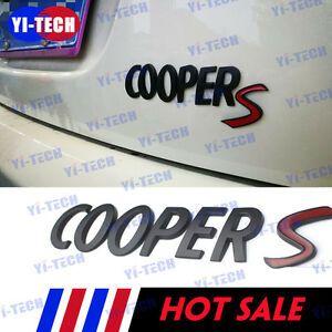 Cooper Logo - For Mini Cooper Black Emblem Badge Metal Cooper S Logo Countryman