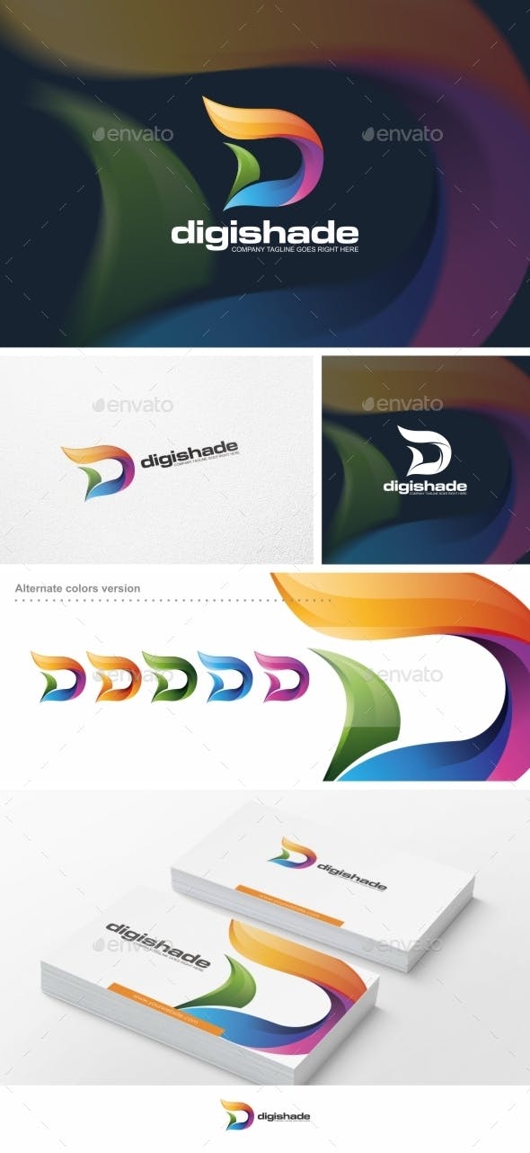 Abstract D Logo - Abstract D Letter Template
