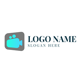 Eye Shape and a Green Square Logo - Free Video Logo Designs. DesignEvo Logo Maker