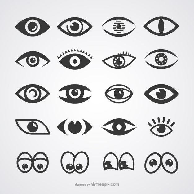 Eye Shape and a Green Square Logo - Eye Vectors, Photo and PSD files
